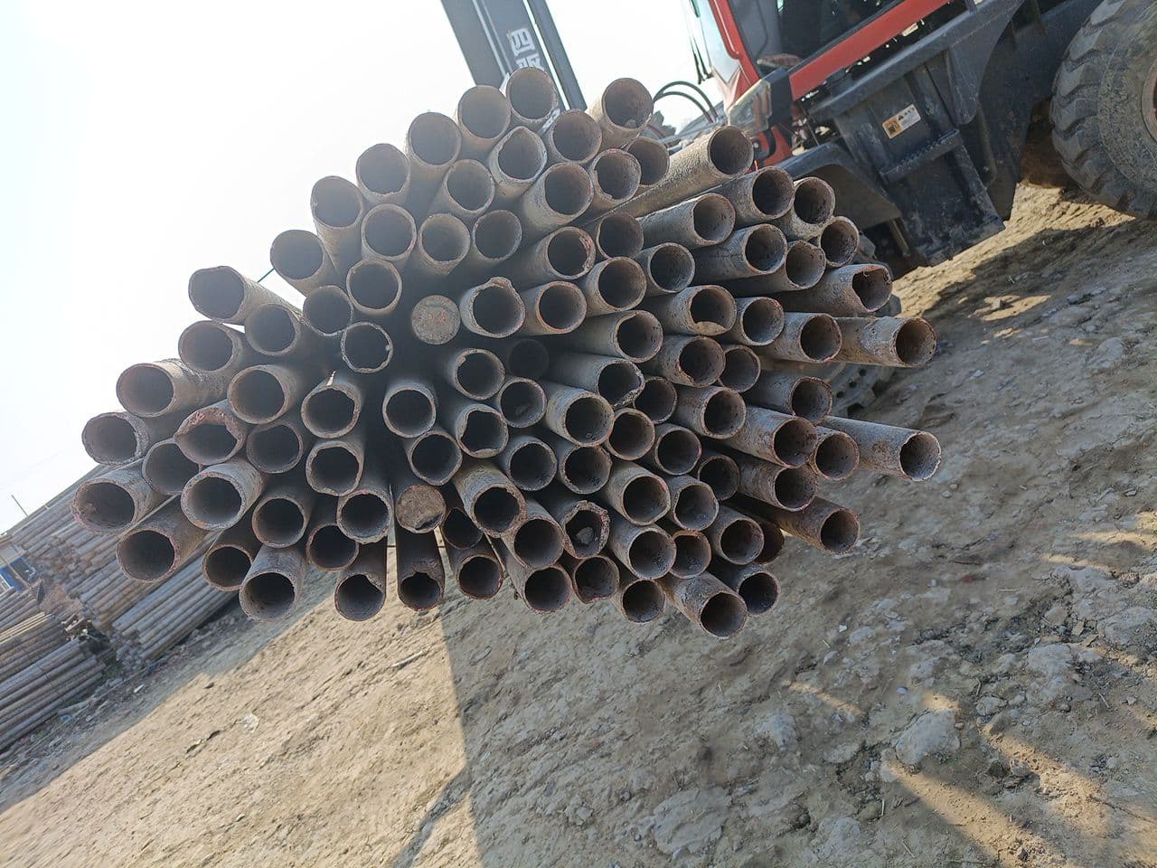 Sample photo: Steel pipes